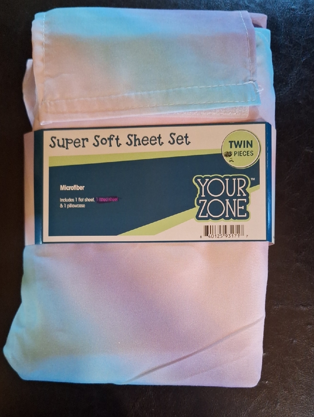 Your Zone Super Soft Twin Sheet Set in Pastel Tie-Dye